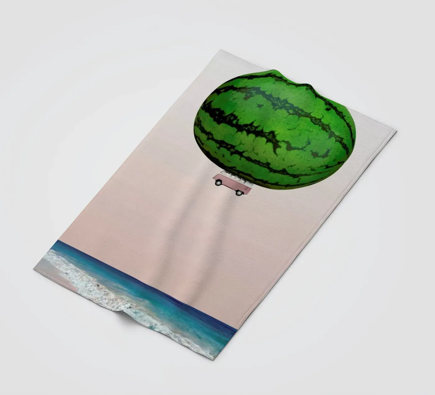 Melon Ship fleece blanket by Lemon-apes