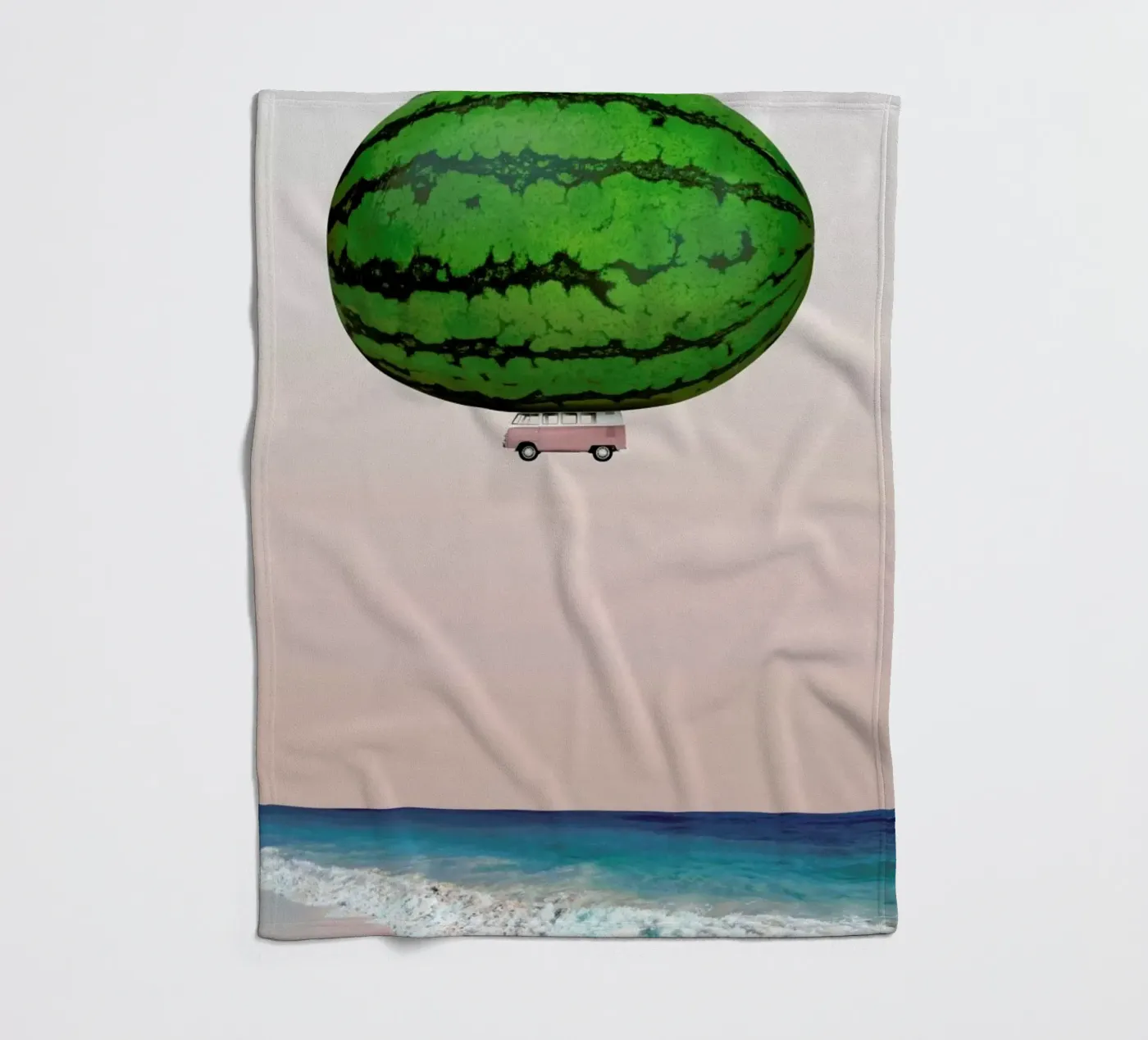 Melon Ship fleece blanket by Lemon-apes