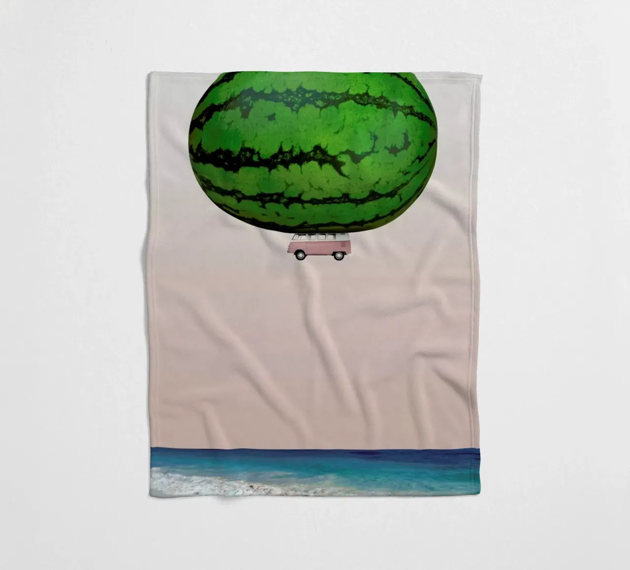 Melon Ship fleece blanket by Lemon-apes