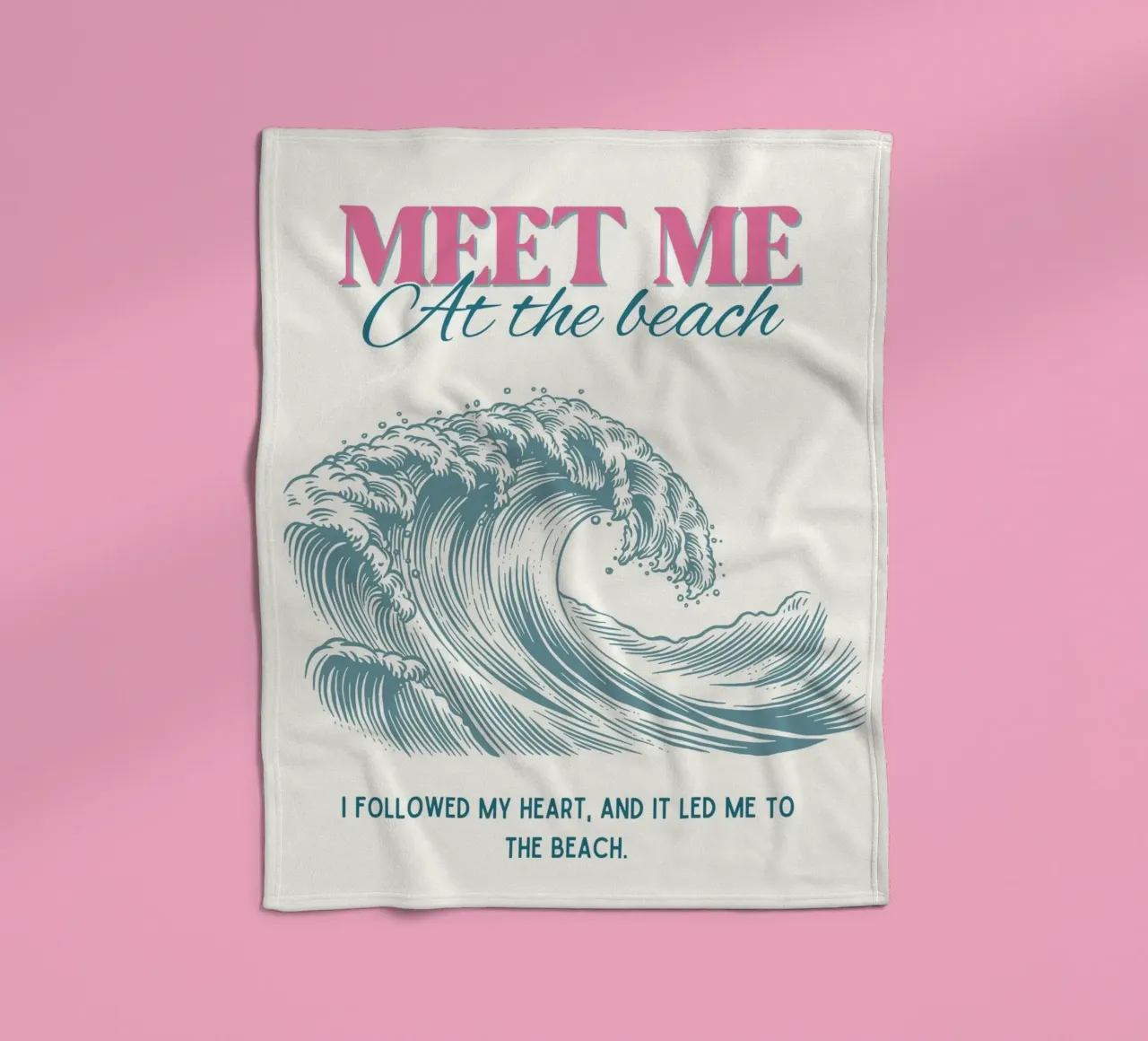 Meet me at the beach coperta in pile da IamHomeStudio