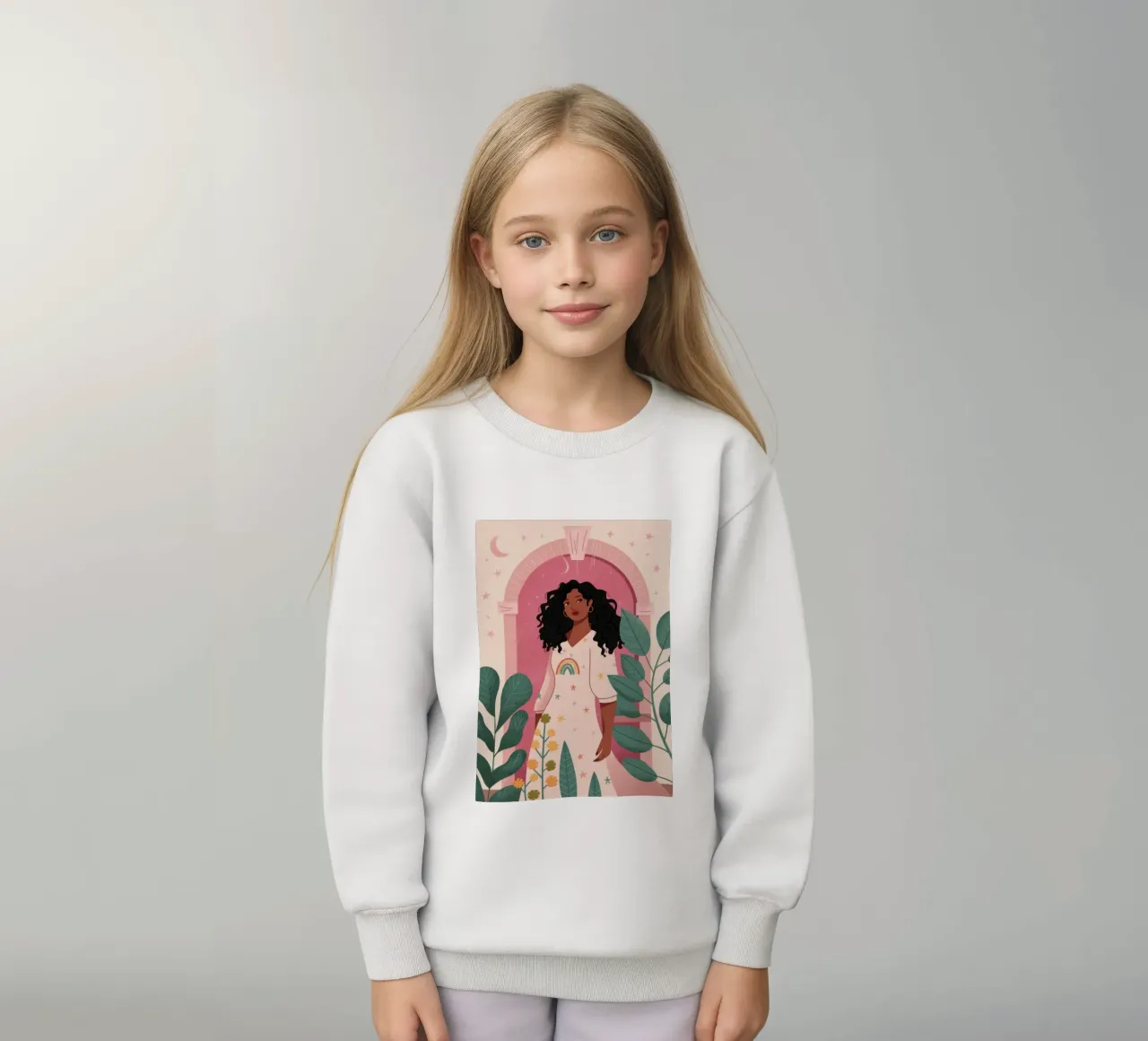 Abbraccio botanico Serenità felpa bambino da Prism Palette