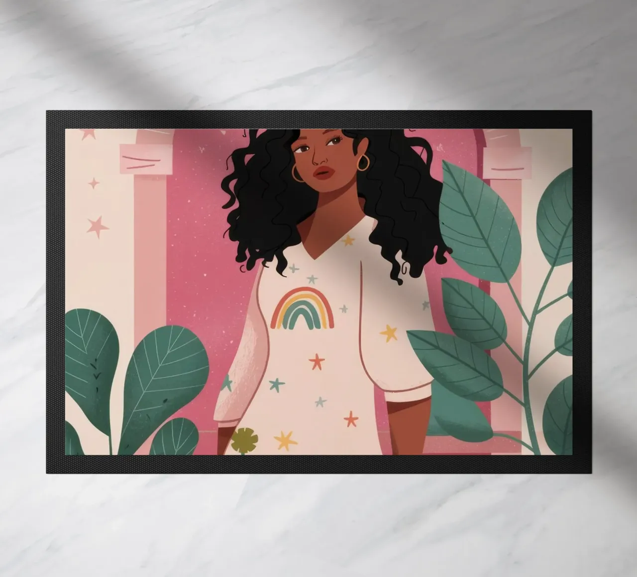 Abbraccio botanico Serenità zerbino da Prism Palette