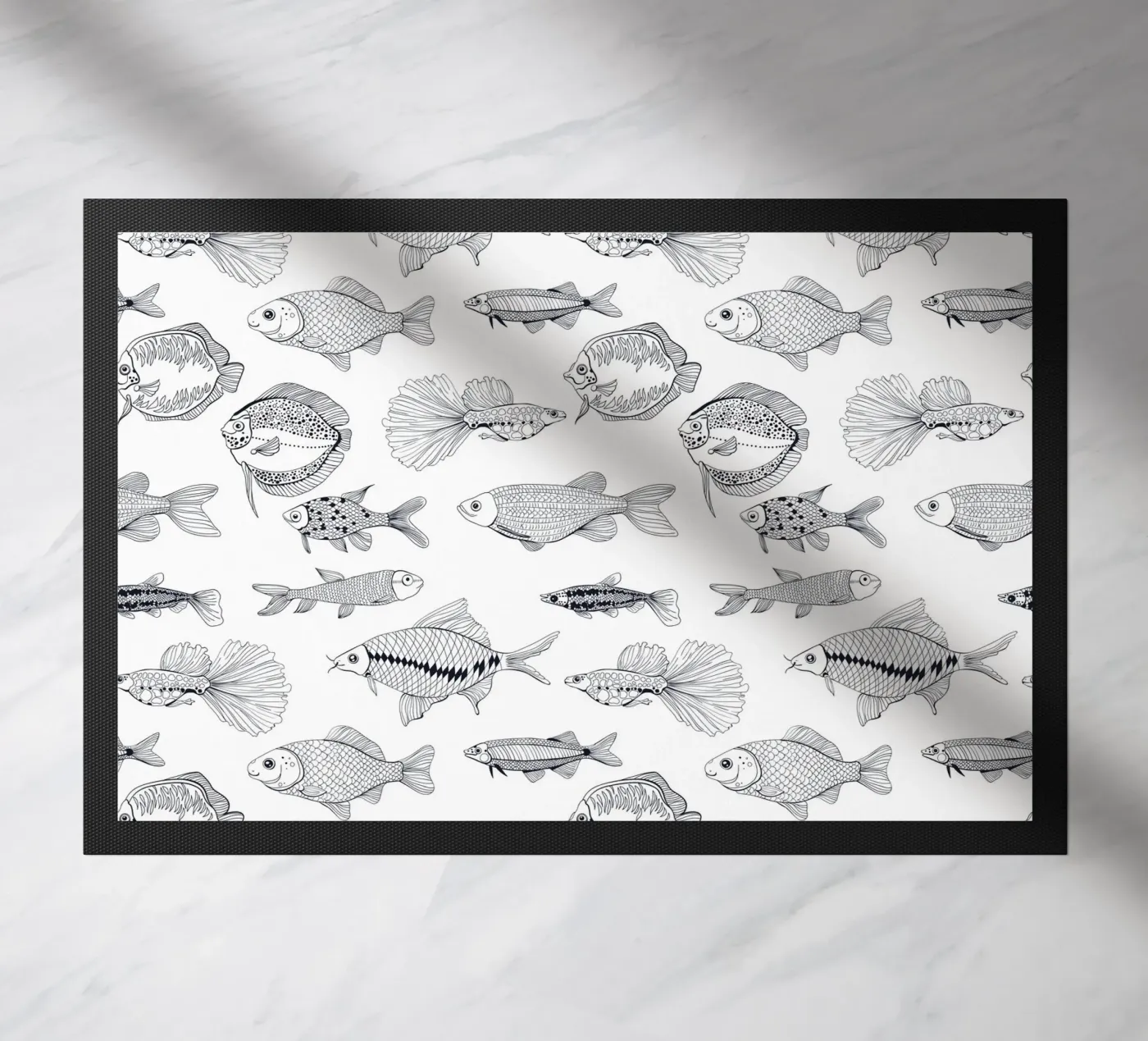 Fische Fußmatte von Painted Nature