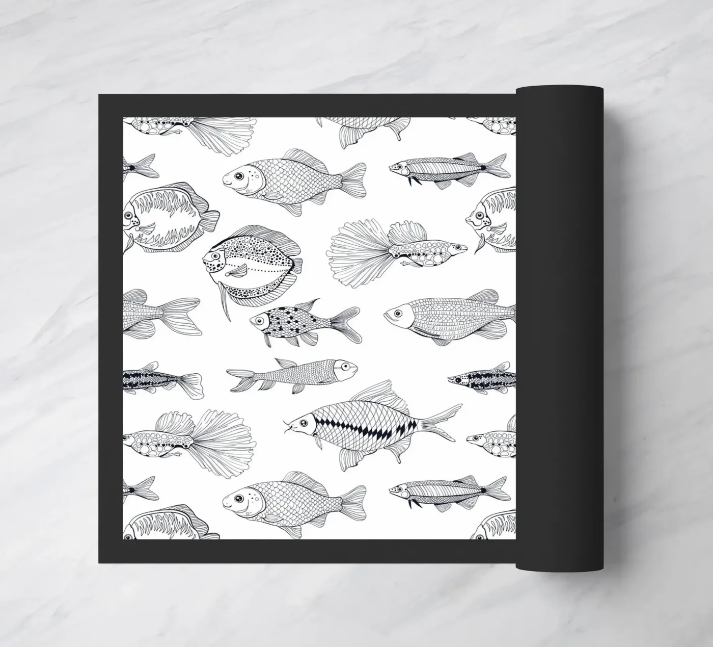 Fische Fußmatte von Painted Nature