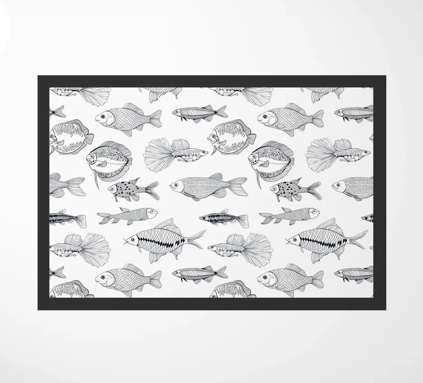 Fische Fußmatte von Painted Nature
