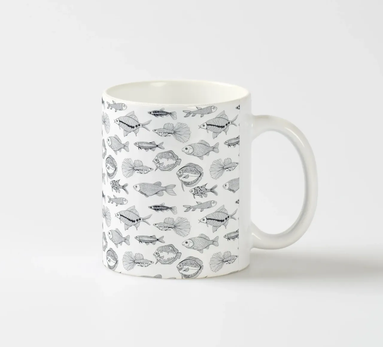 Pesci tazza in ceramica da Painted Nature