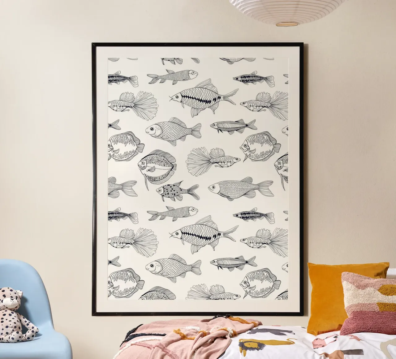 Fishes poster by Painted Nature