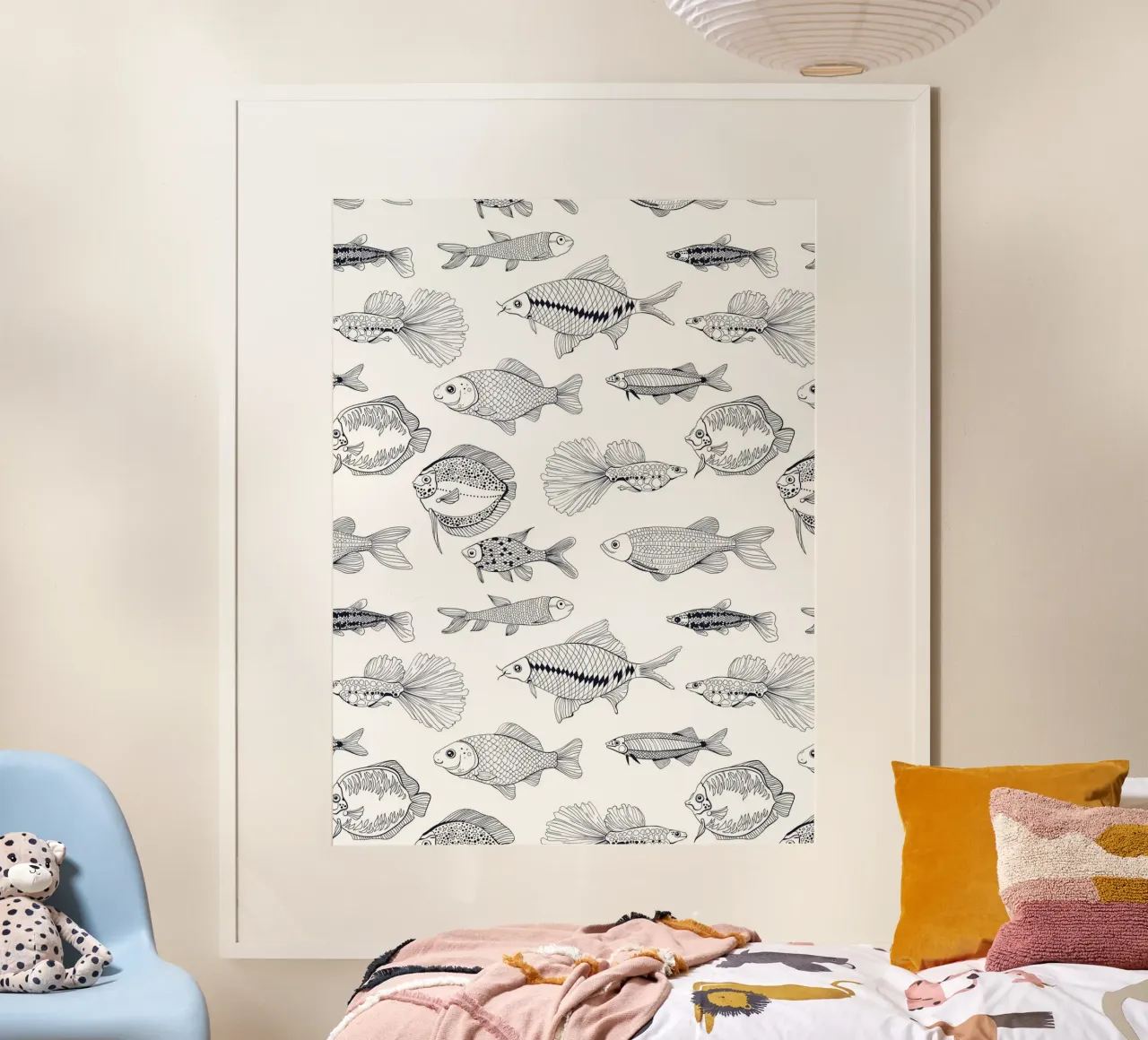 Fishes poster by Painted Nature