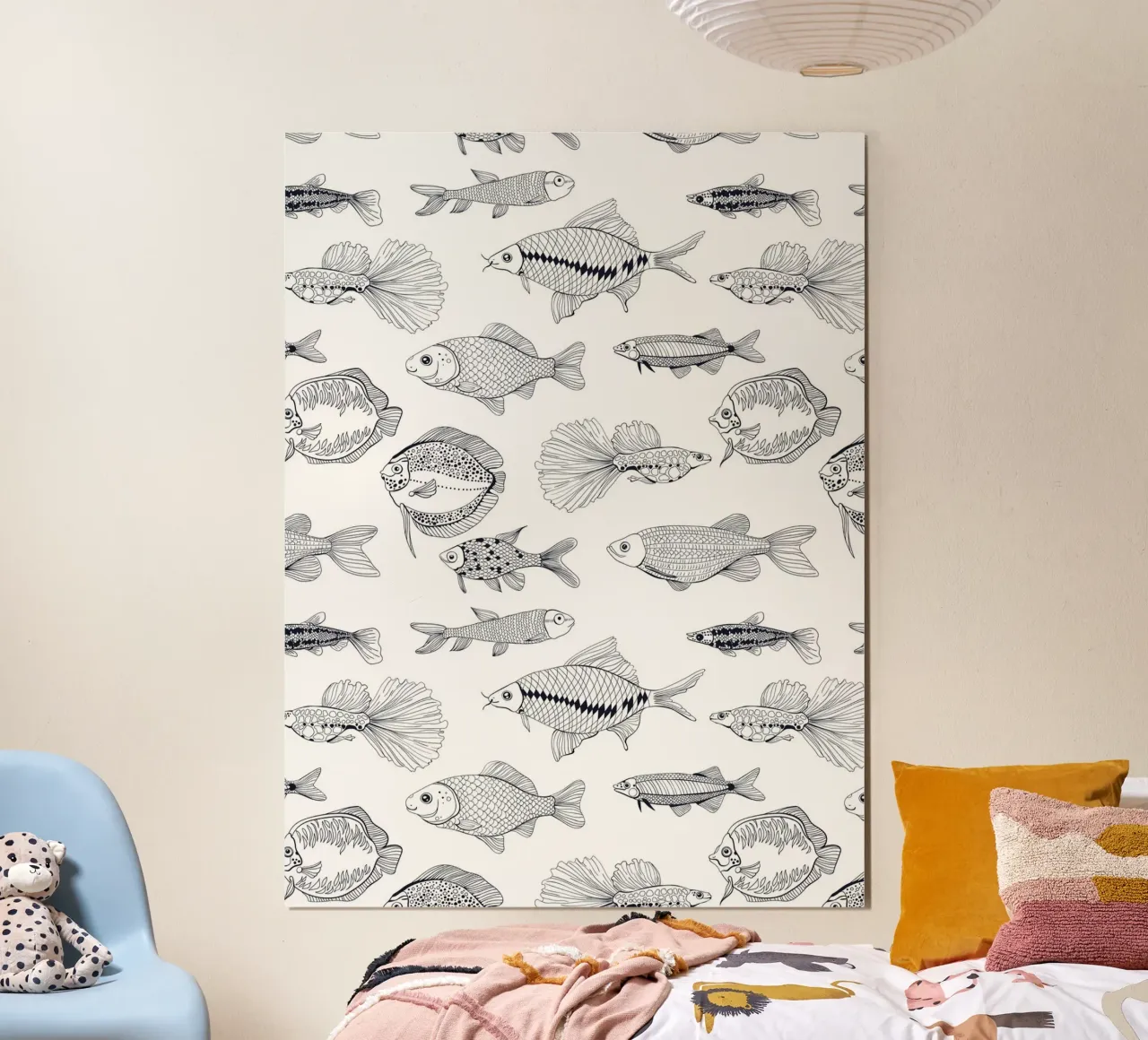 Fishes hahnemühle by Painted Nature