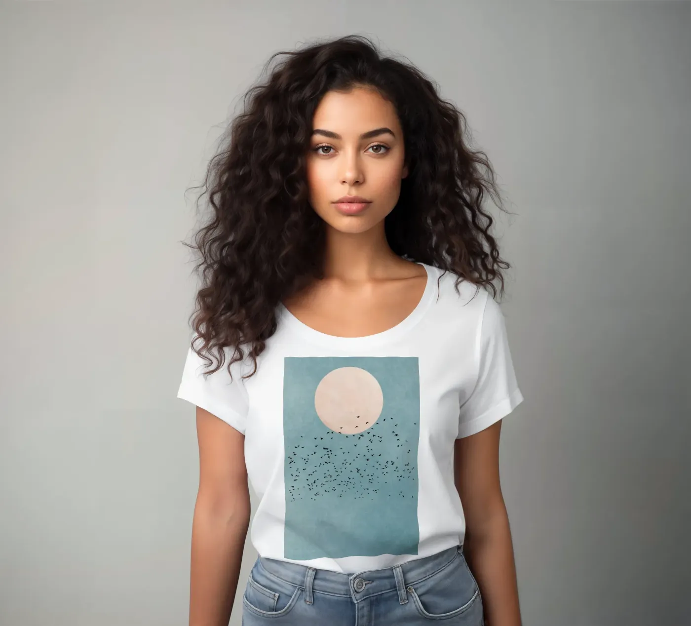 Fly Away women's fitted t-shirt by Kubistika