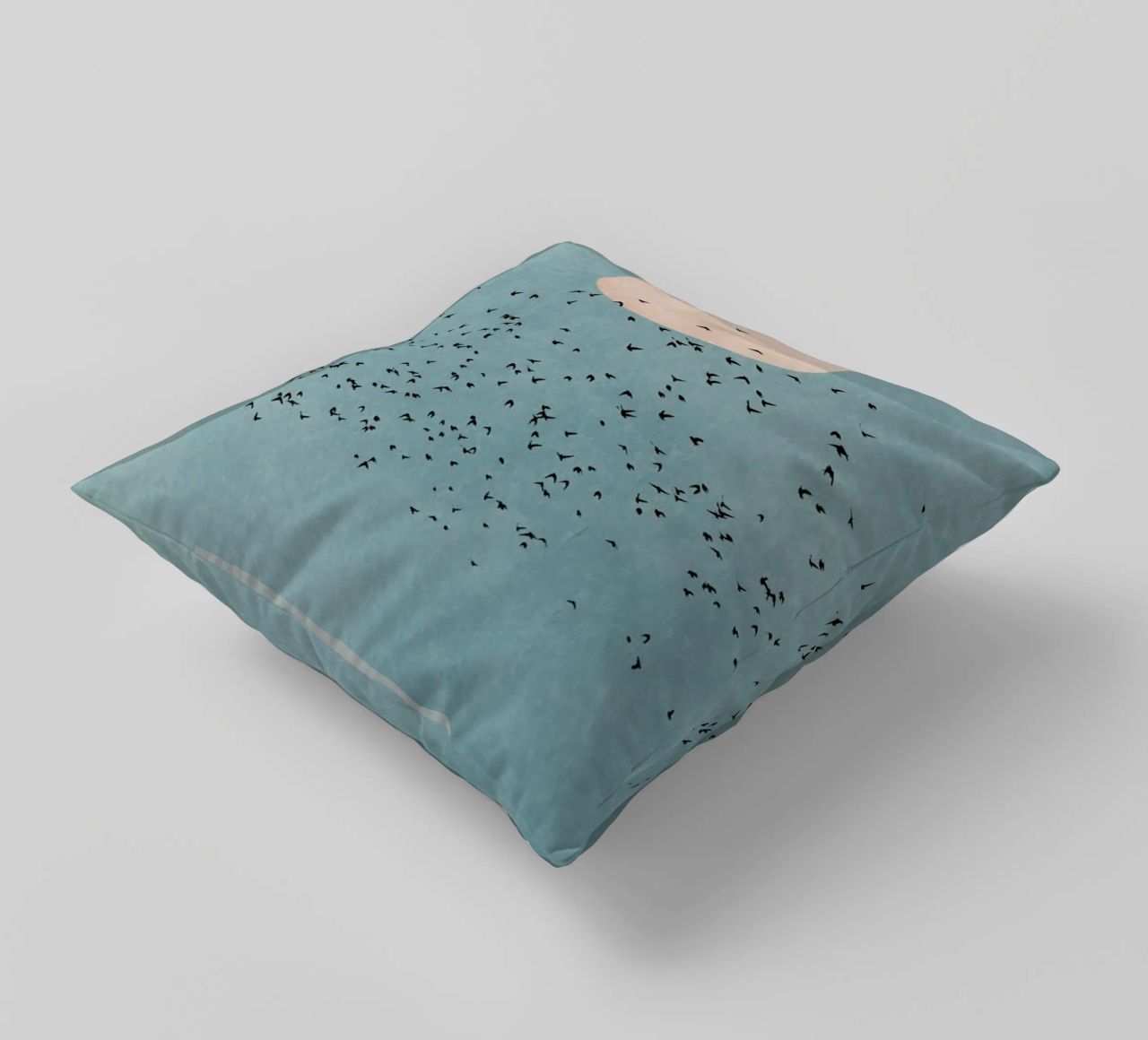 Fly Away decorative cushion by Kubistika