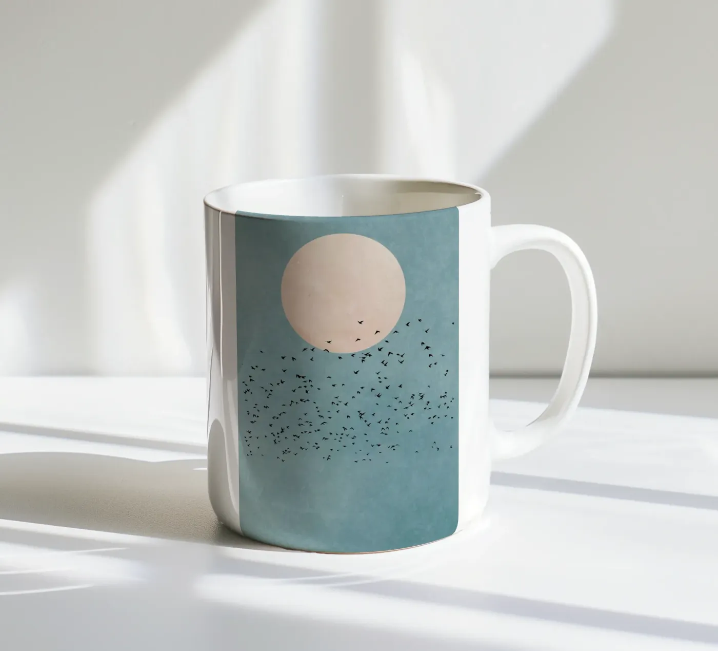 Fly Away ceramic mug by Kubistika