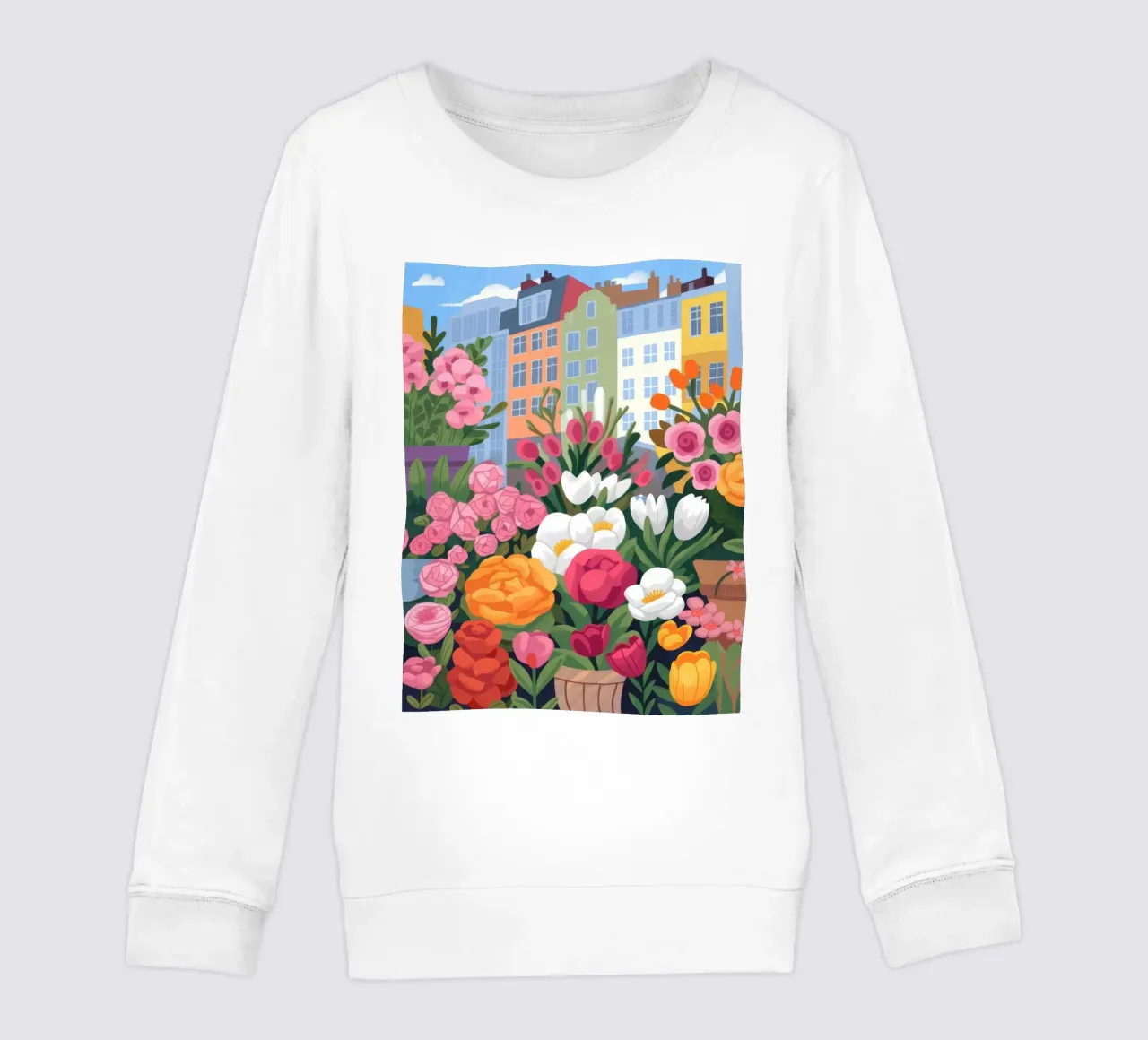 Riverbero di fiori urbani felpa bambino da Prism Palette