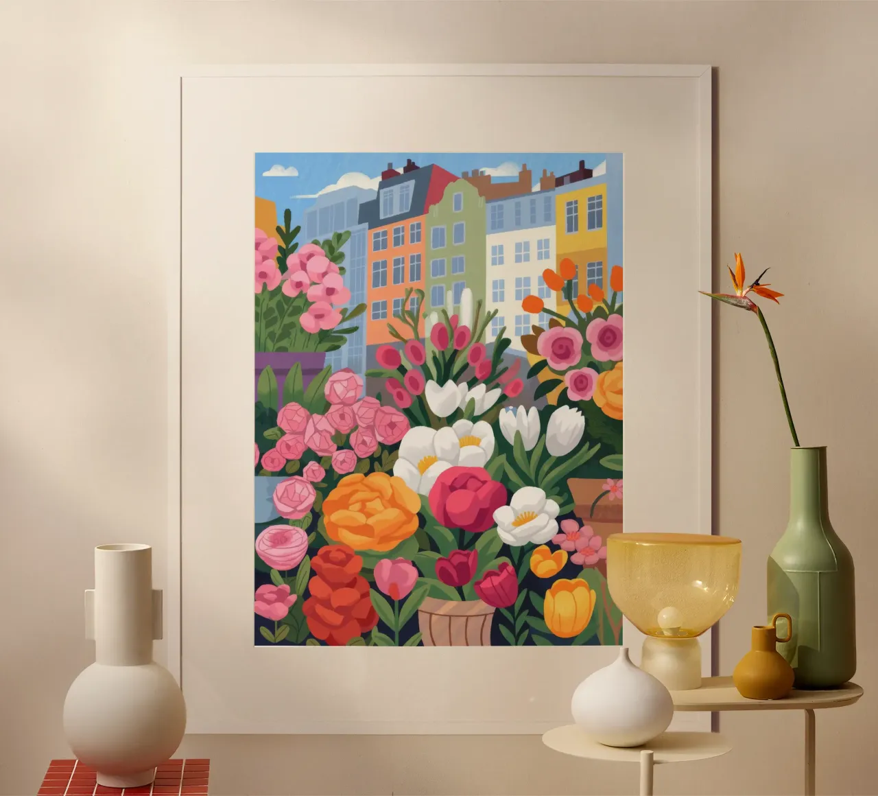 Riverbero di fiori urbani carta hahnemühle da Prism Palette