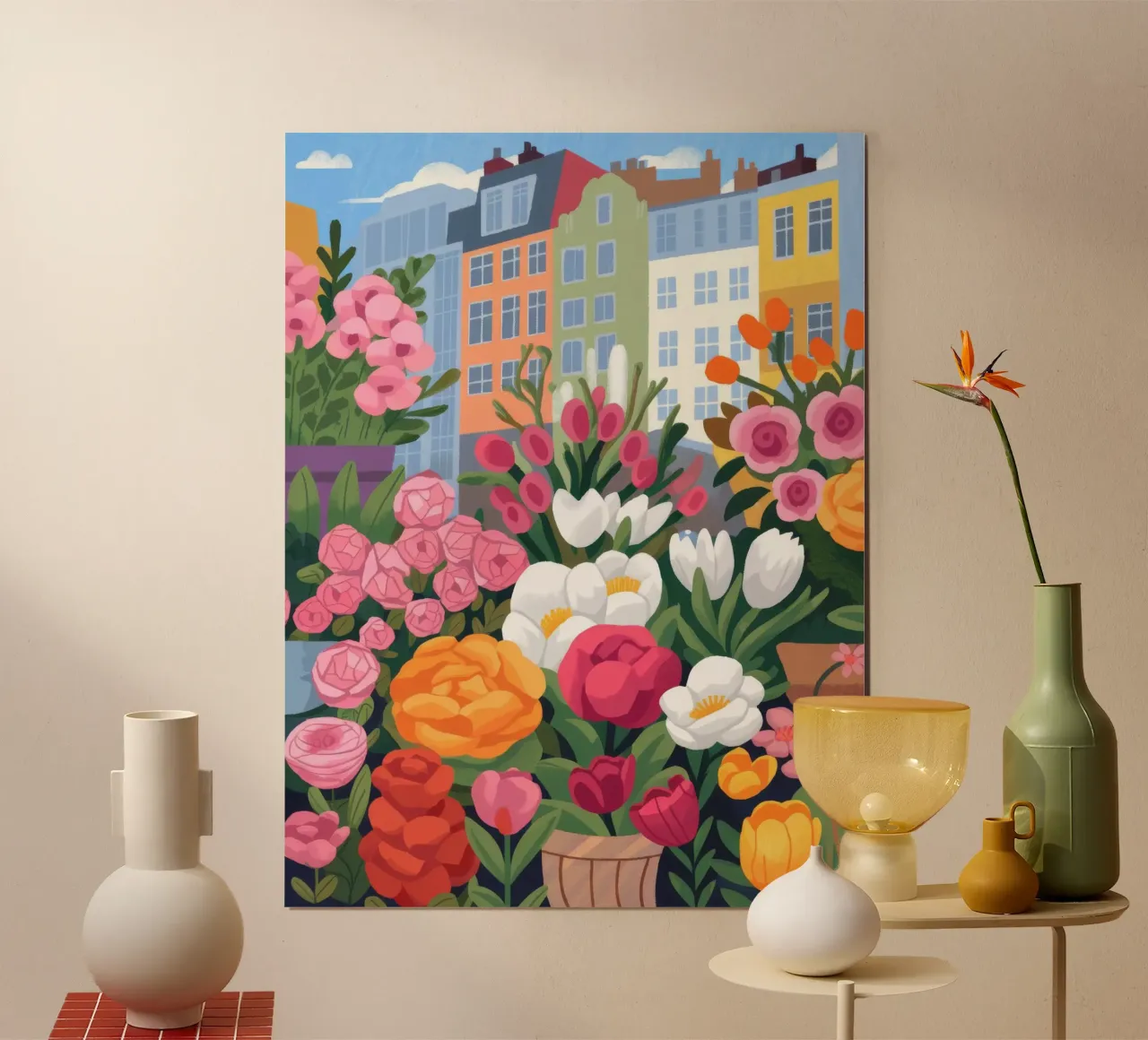 Riverbero di fiori urbani carta hahnemühle da Prism Palette