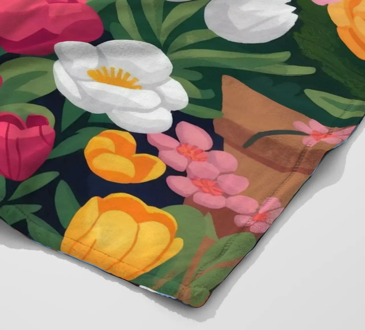 Riverbero di fiori urbani coperta in pile da Prism Palette
