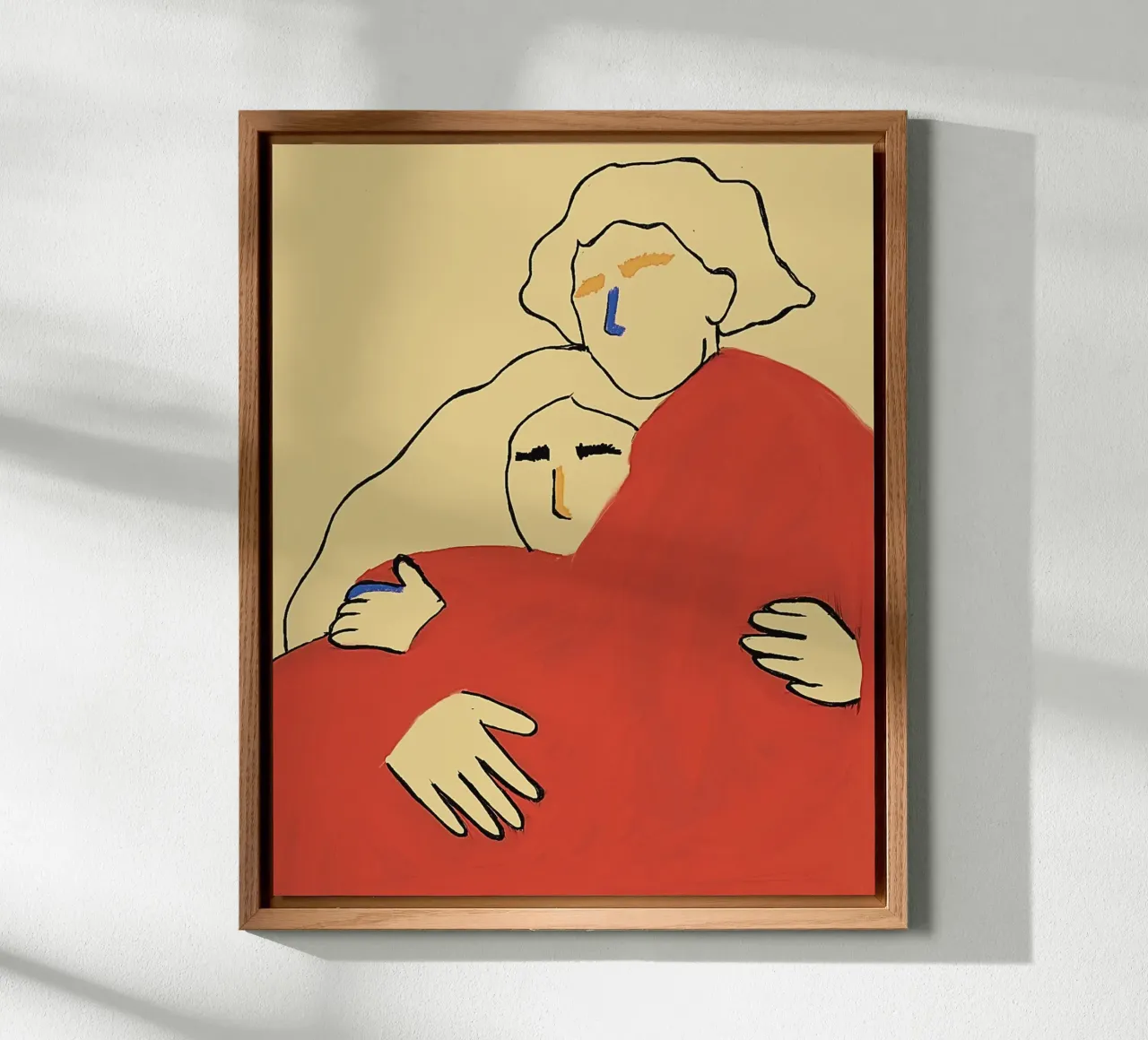Due in rosso alluminio dibond da tainah negreiros