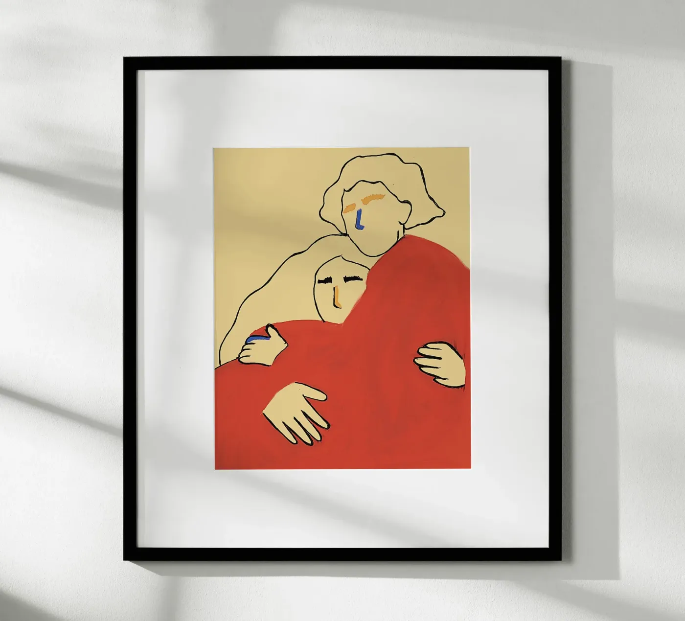 Two in Red poster by tainah negreiros