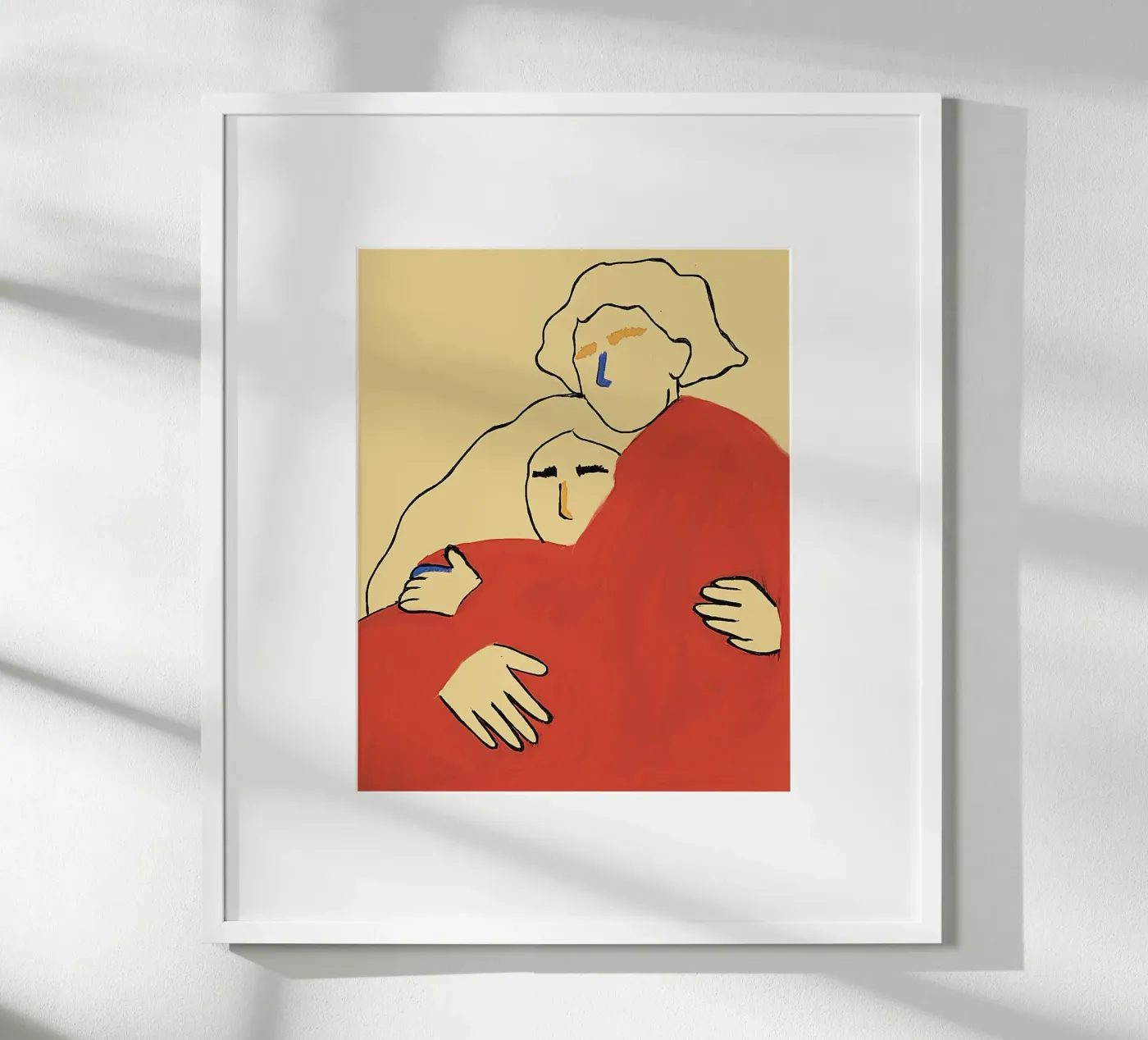 Two in Red poster by tainah negreiros