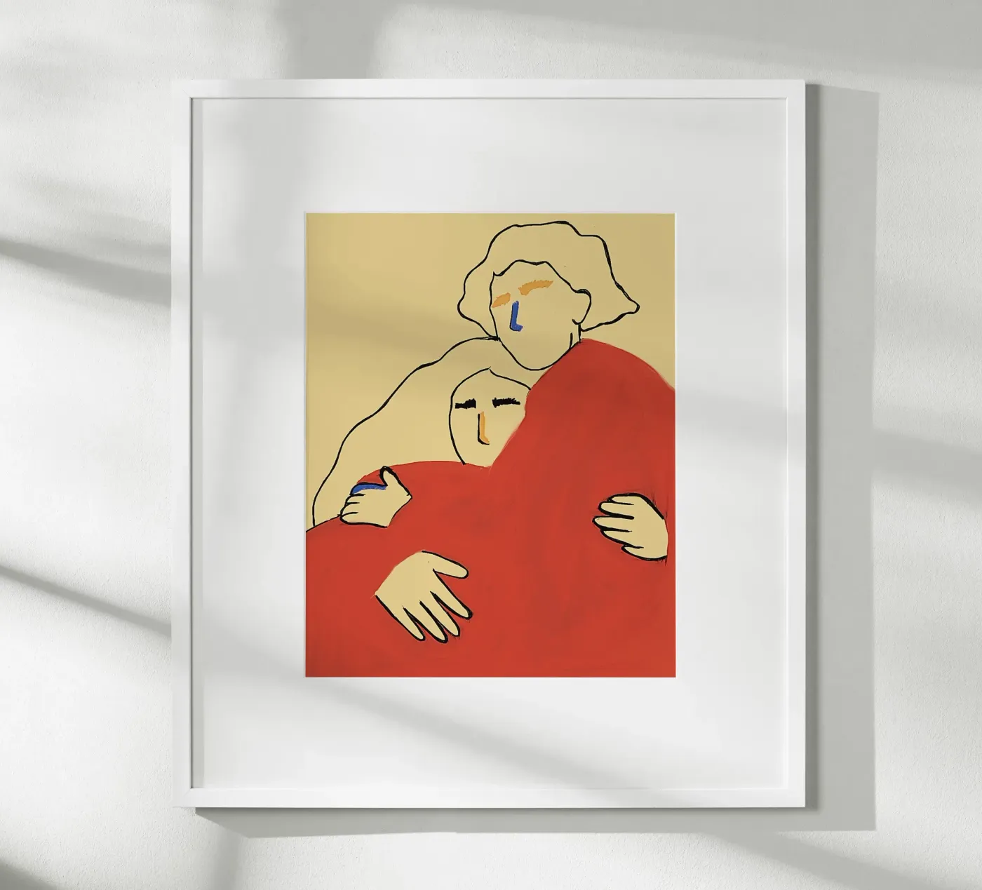 Two in Red poster by tainah negreiros