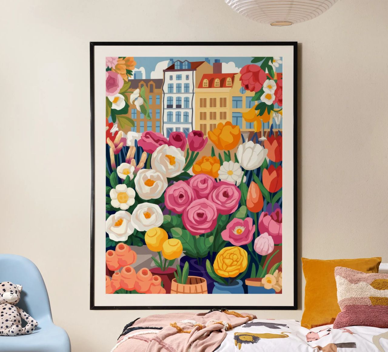 Symfonie van de stedelijke natuur poster van Prism Palette
