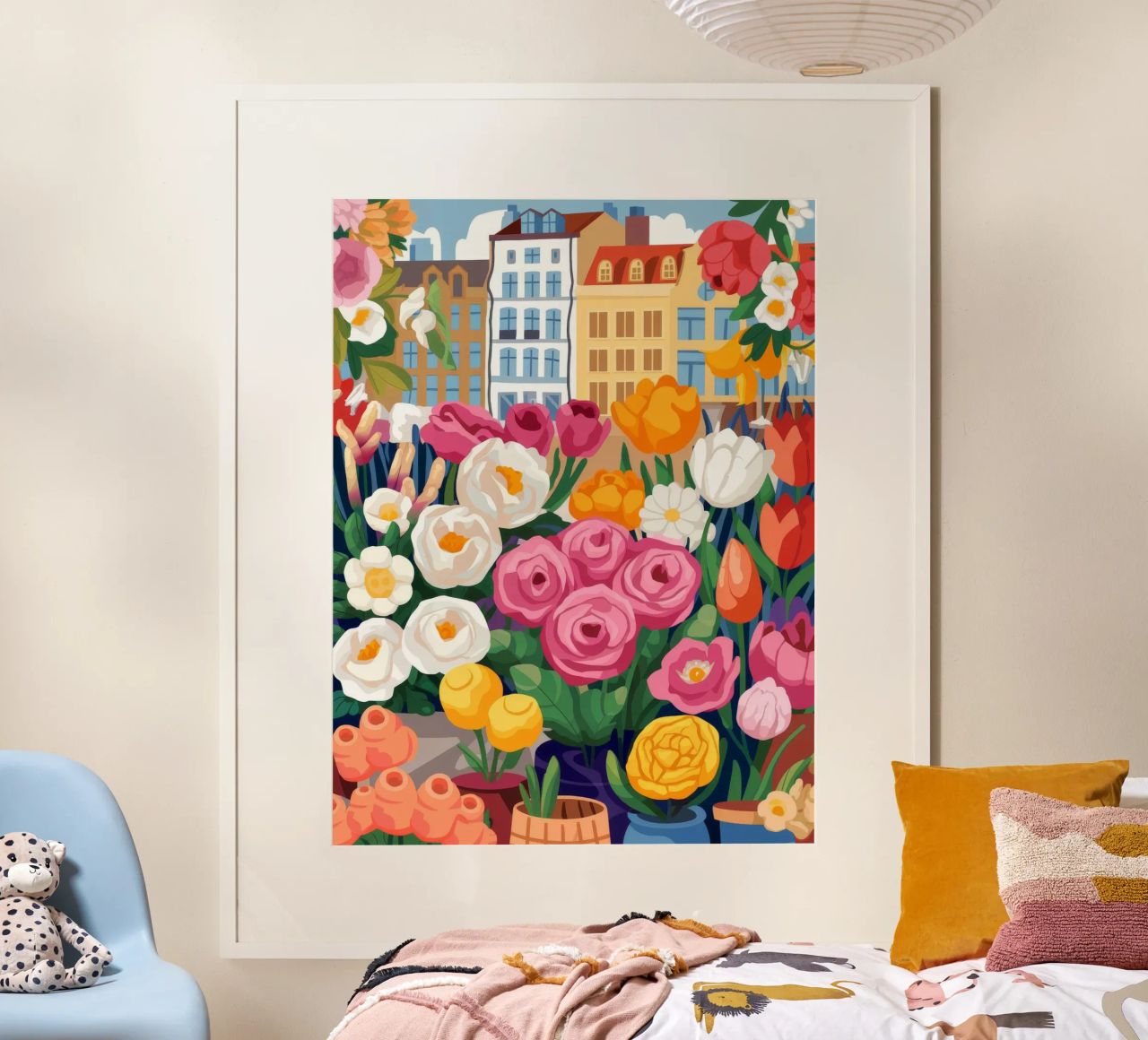 Symfonie van de stedelijke natuur poster van Prism Palette