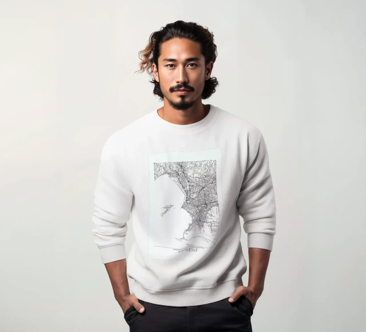 Marseille Minimal felpa da Hubert Roguski