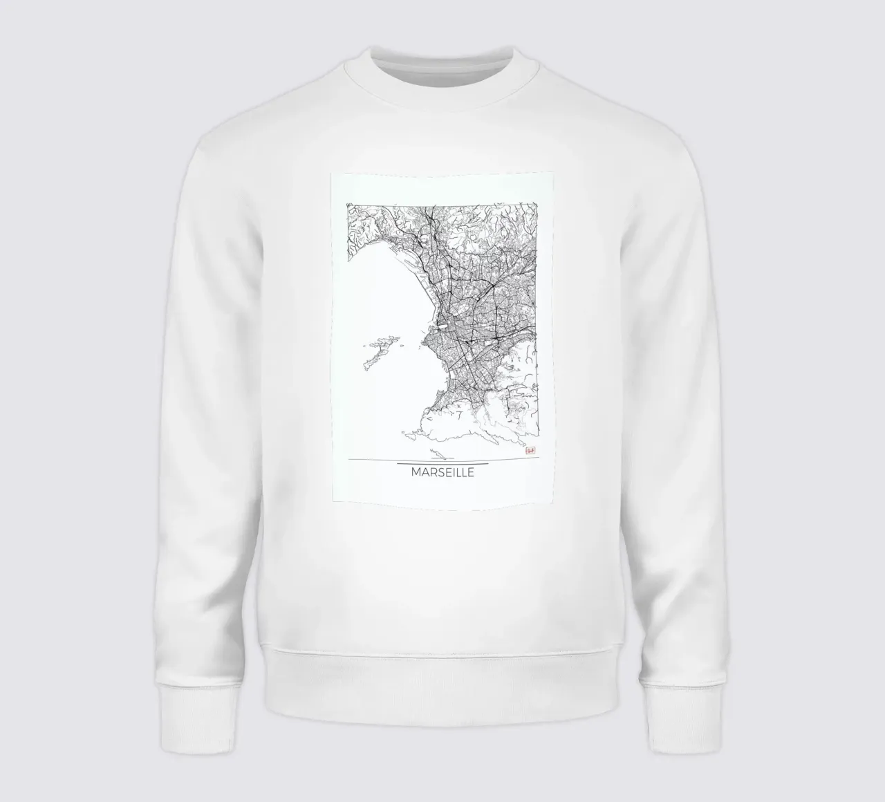 Marseille Minimal felpa da Hubert Roguski