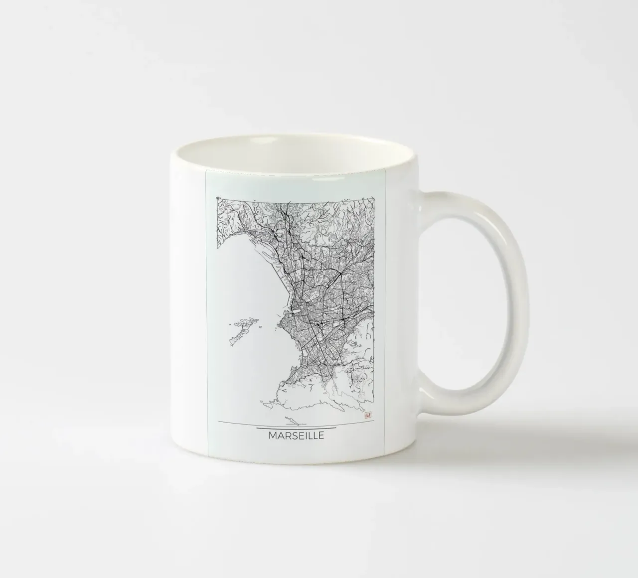 Marseille Minimal tazza in ceramica da Hubert Roguski