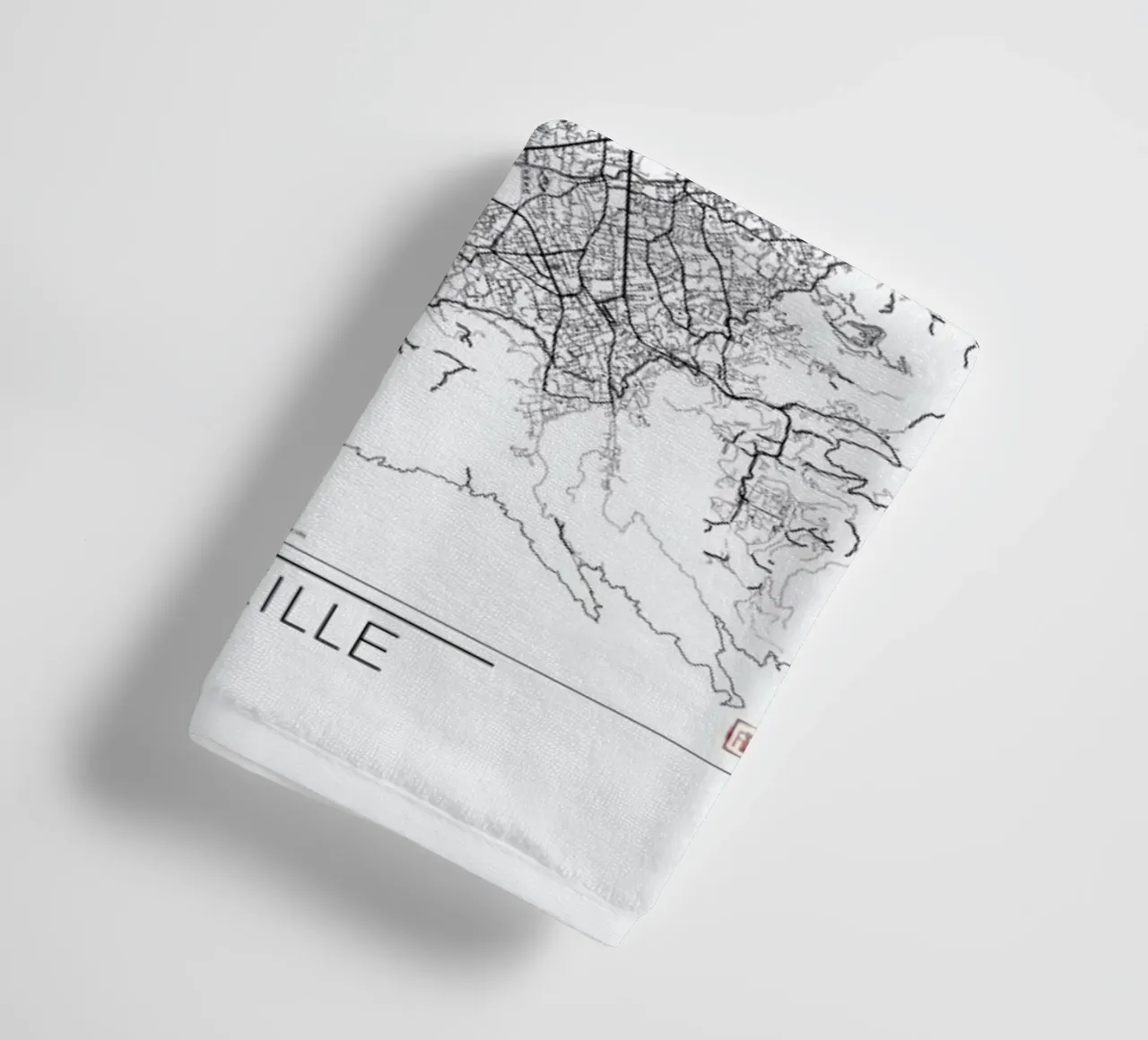 Marseille Minimal asciugamano da bagno da Hubert Roguski