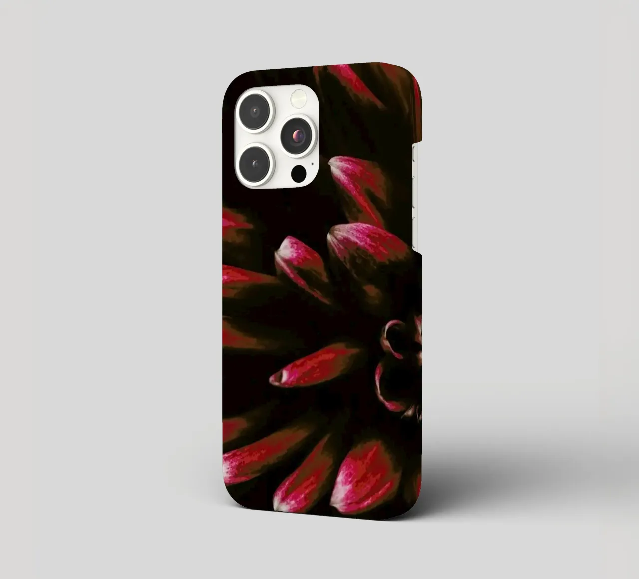 Ruby Red Dahlia cover iphone da Ingrid Beddoes