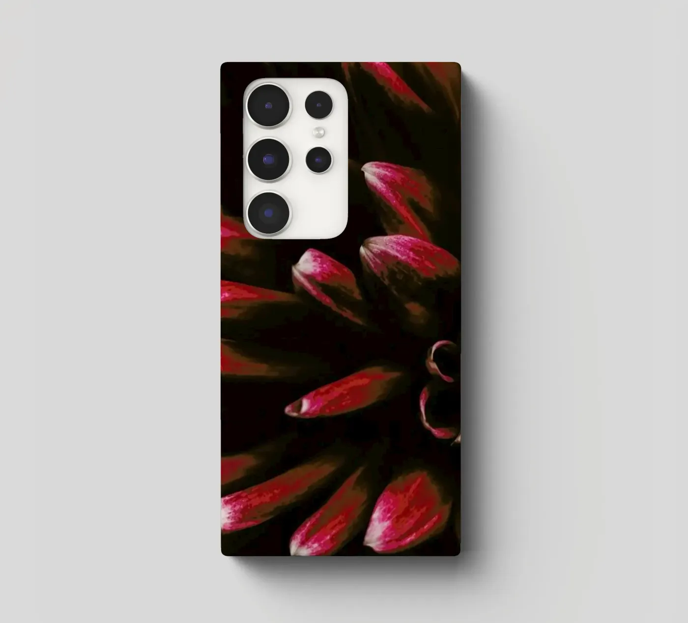 Ruby Red Dahlia cover samsung da Ingrid Beddoes