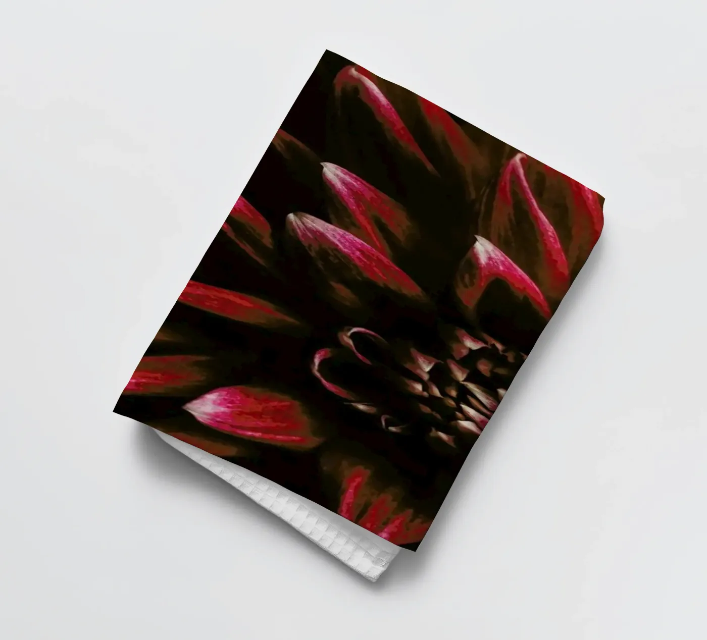 Ruby Red Dahlia torchon de Ingrid Beddoes