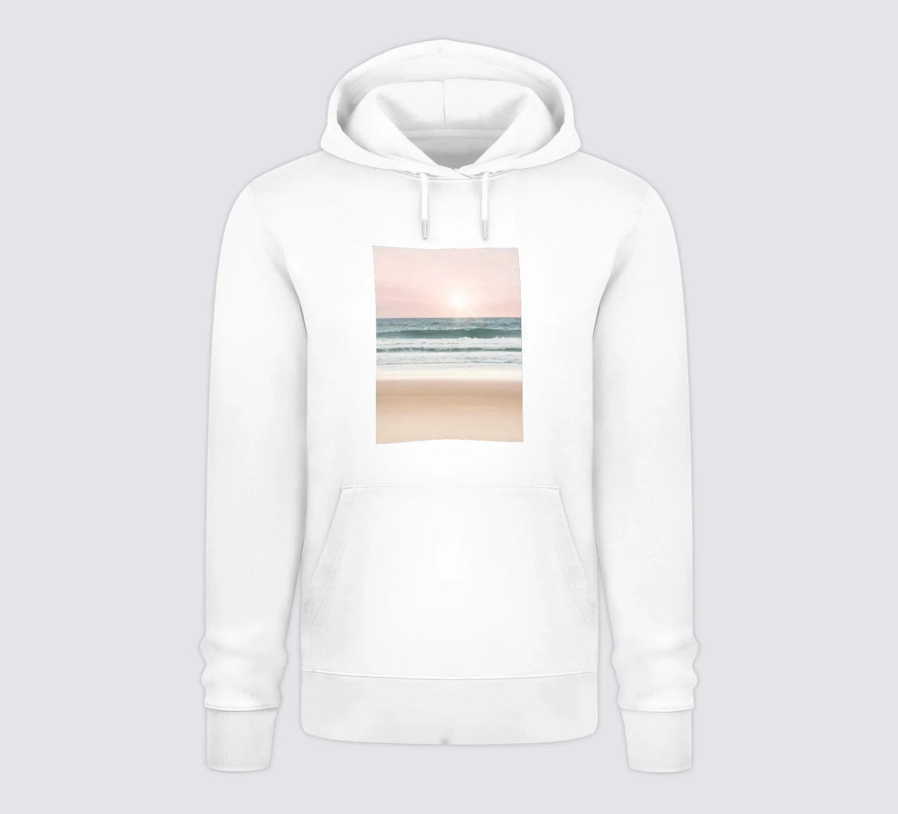 Tramonto in spiaggia felpa con cappuccio da Olga Wildrose