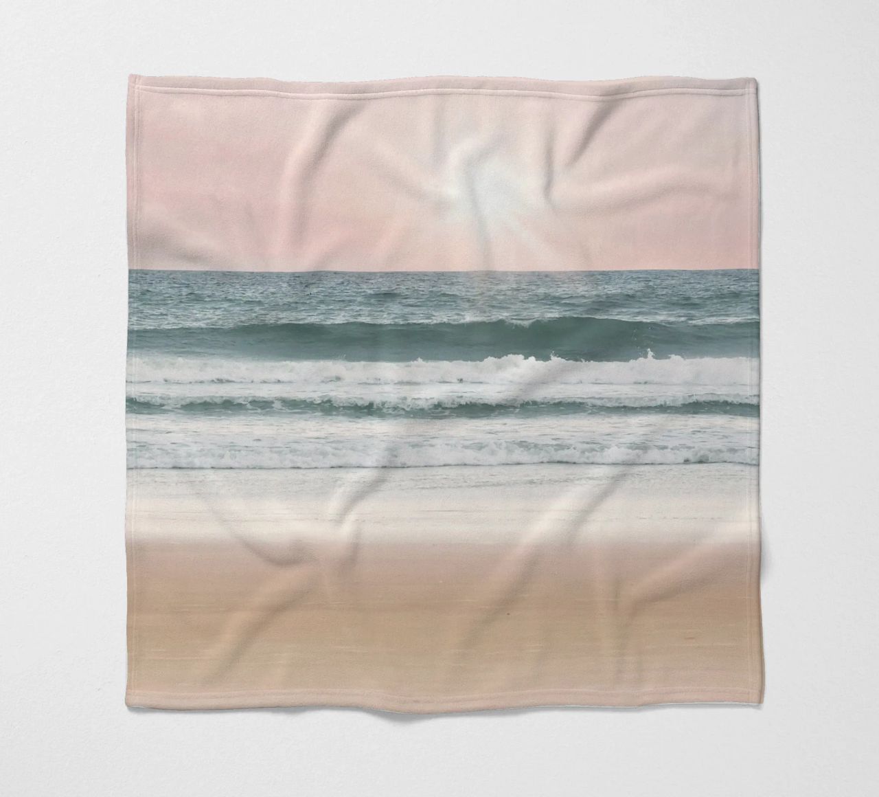 Tramonto in spiaggia coperta in pile da Olga Wildrose