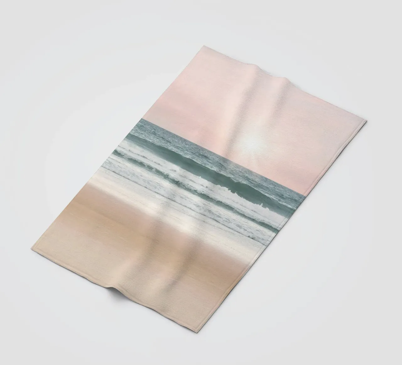 Tramonto in spiaggia coperta in pile da Olga Wildrose