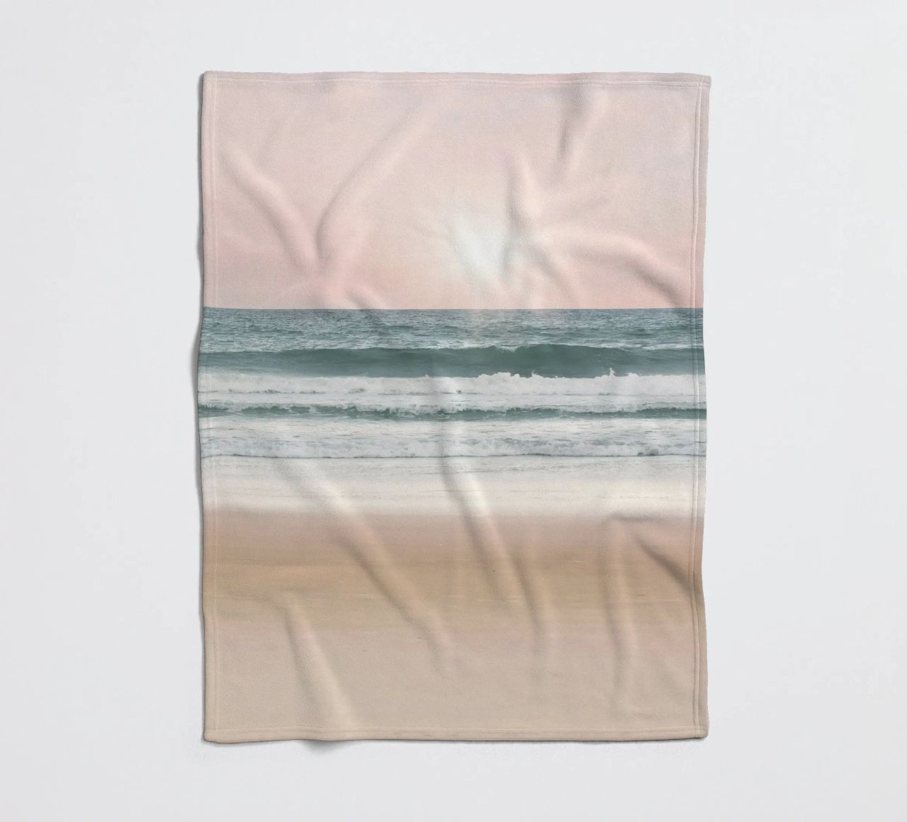 Tramonto in spiaggia coperta in pile da Olga Wildrose