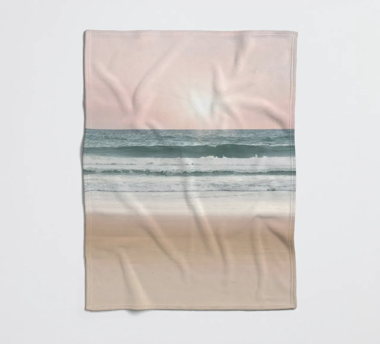 Tramonto in spiaggia coperta in pile da Olga Wildrose