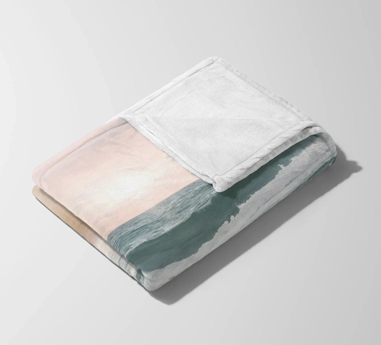 Tramonto in spiaggia coperta in pile da Olga Wildrose