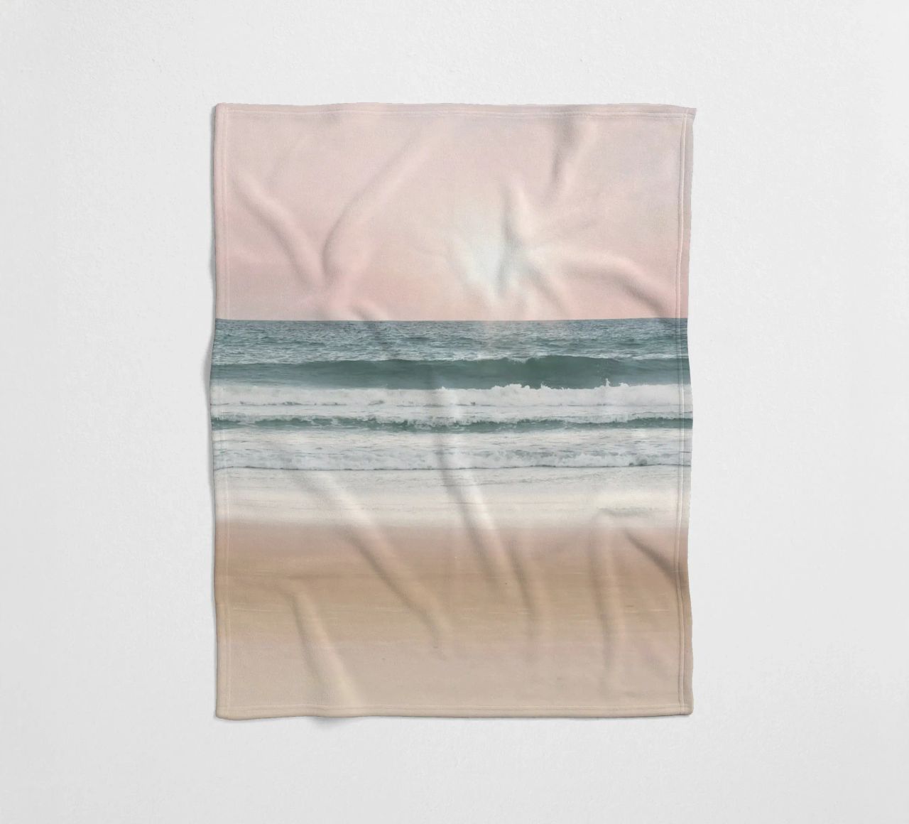 Tramonto in spiaggia coperta in pile da Olga Wildrose