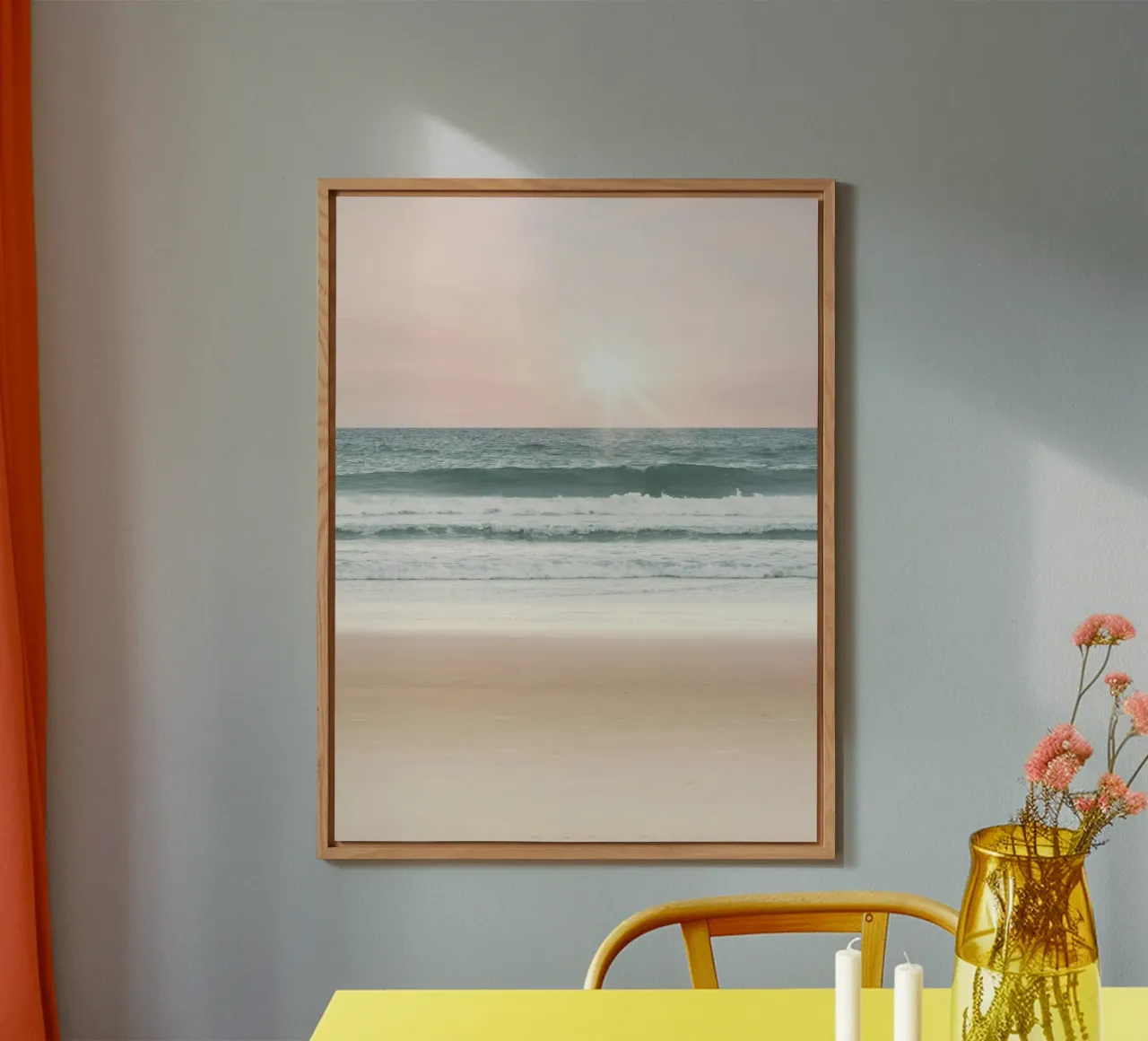 Tramonto in spiaggia alluminio dibond da IamHomeStudio
