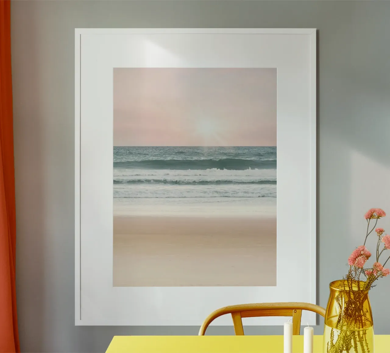 Beach Sunset poster by IamHomeStudio