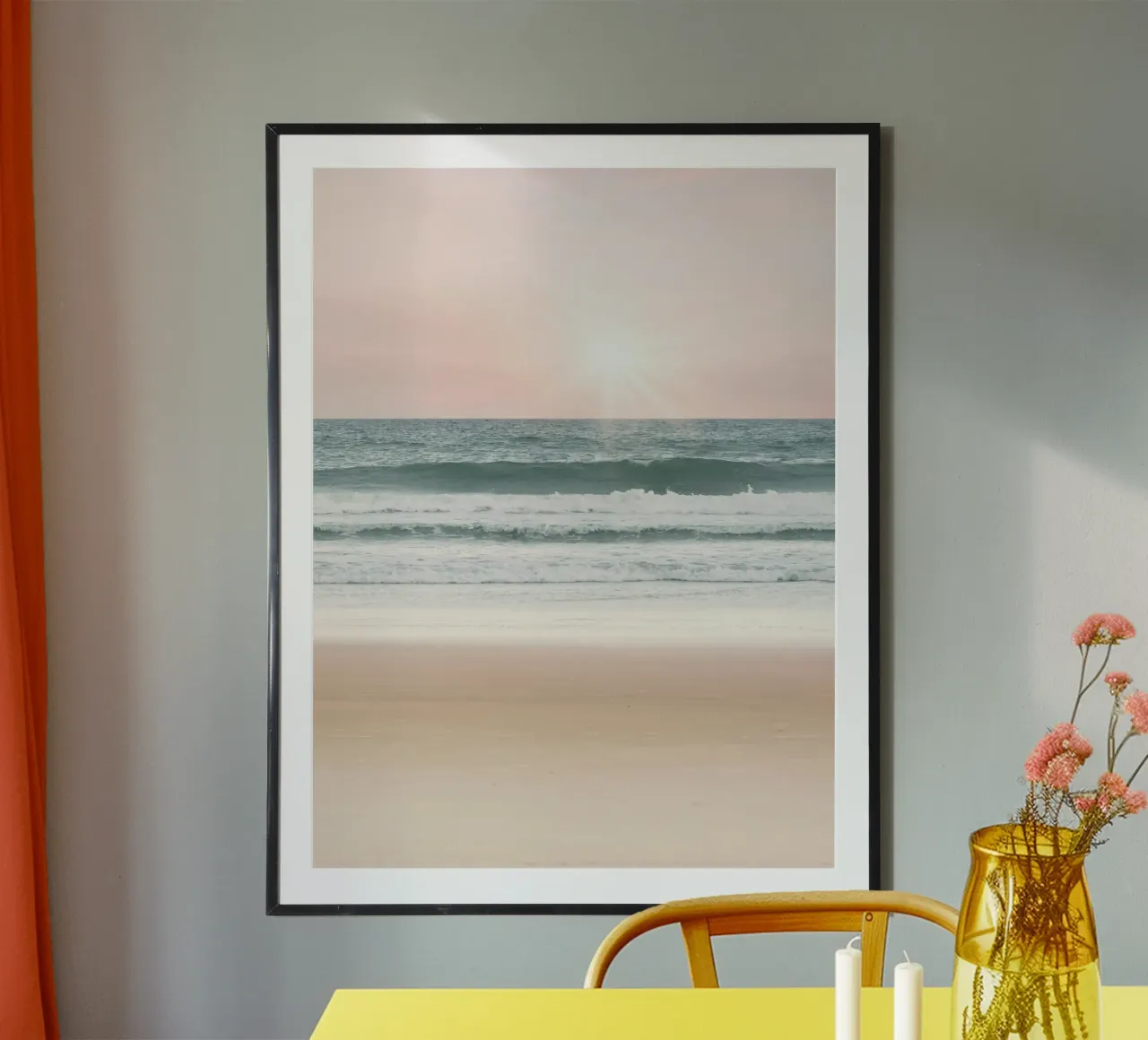 Beach Sunset poster by IamHomeStudio