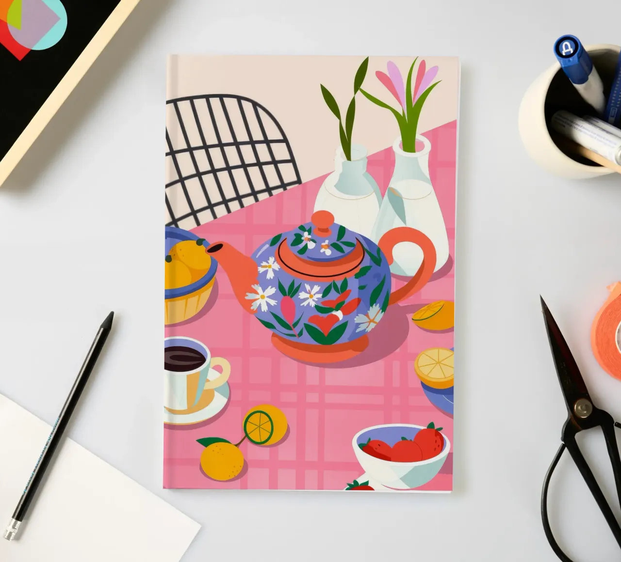 Tea Time Euphoria notebook by Prism Palette