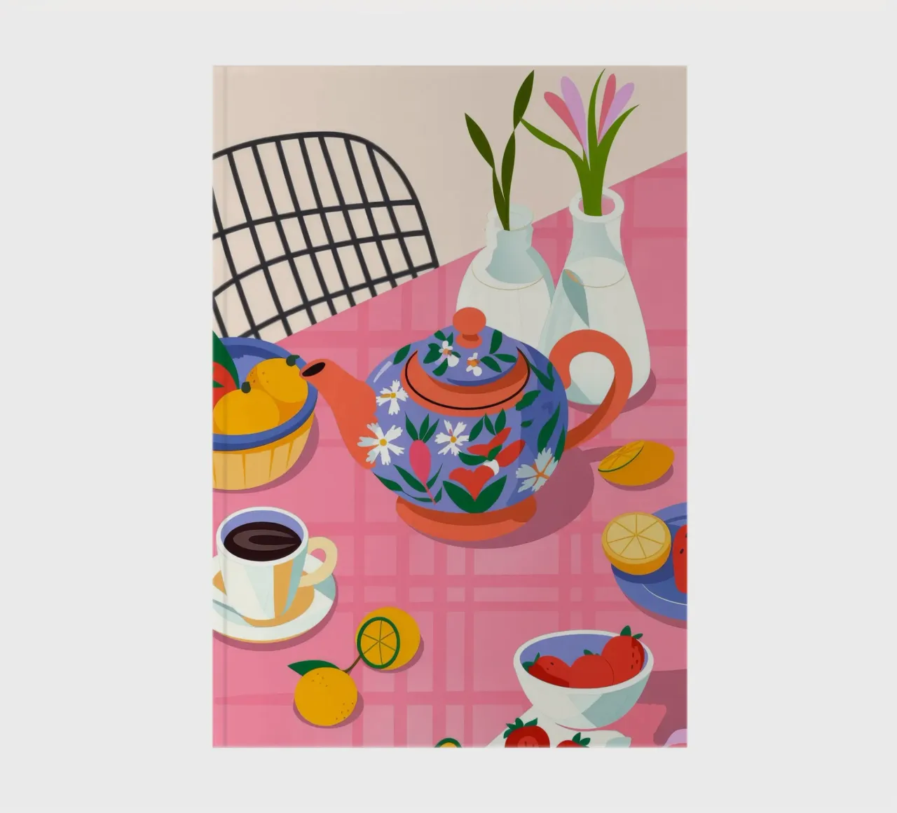 Tea Time Euphoria notebook by Prism Palette