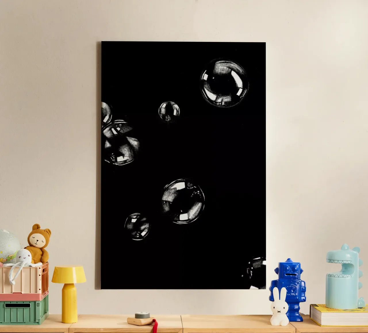 BUBBLES tela con Cornice a cassetta da FRITSCH&FRITSCH