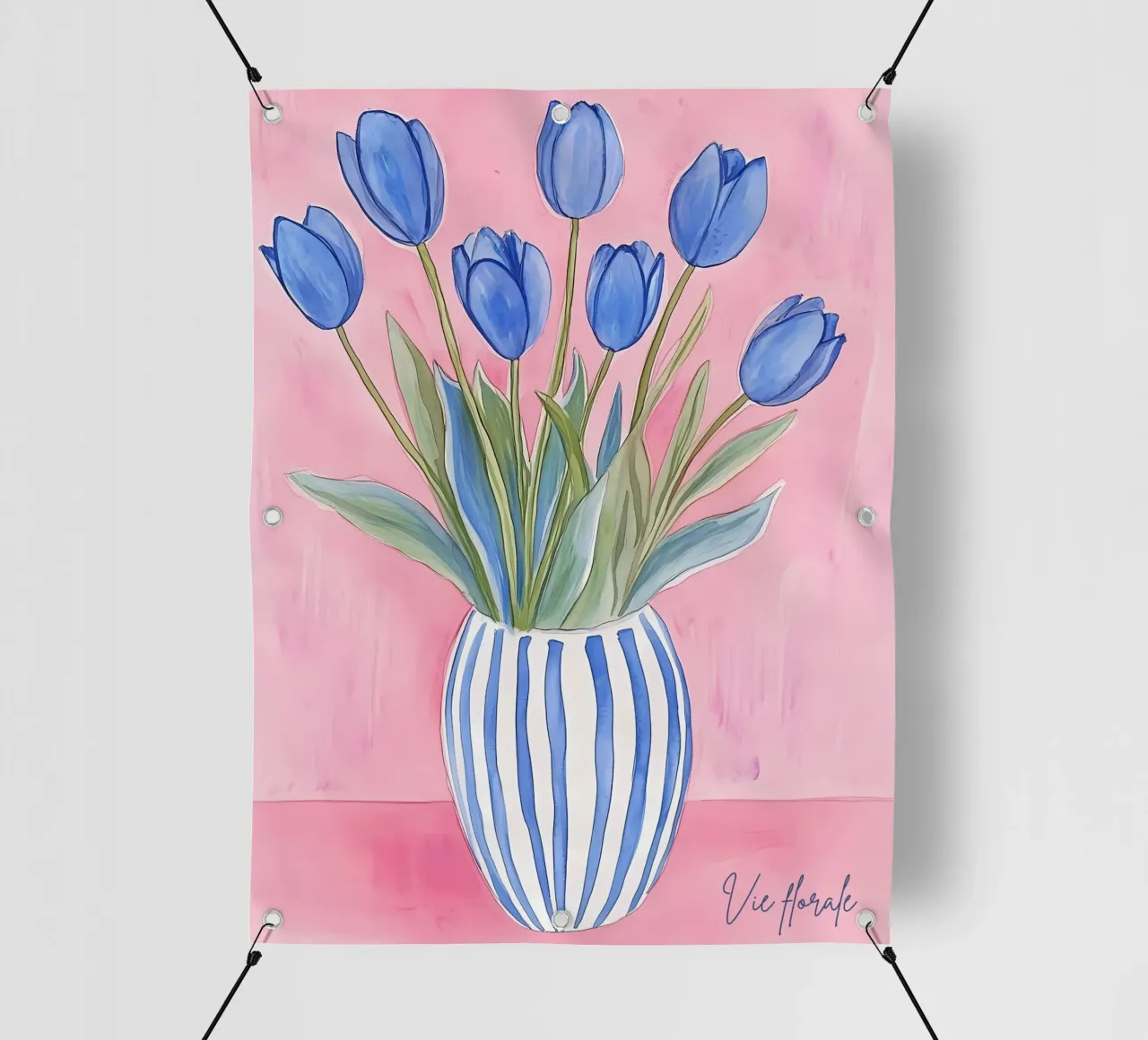 Tulipani in vaso telo in pvc da IamHomeStudio