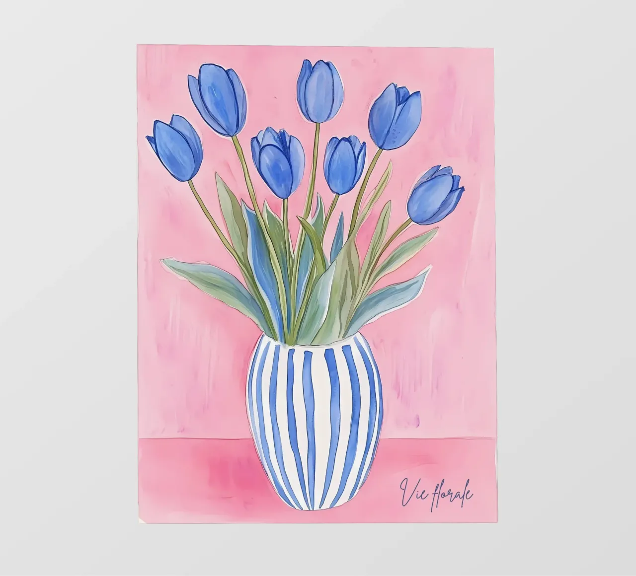 Tulipani in vaso telo in pvc da IamHomeStudio