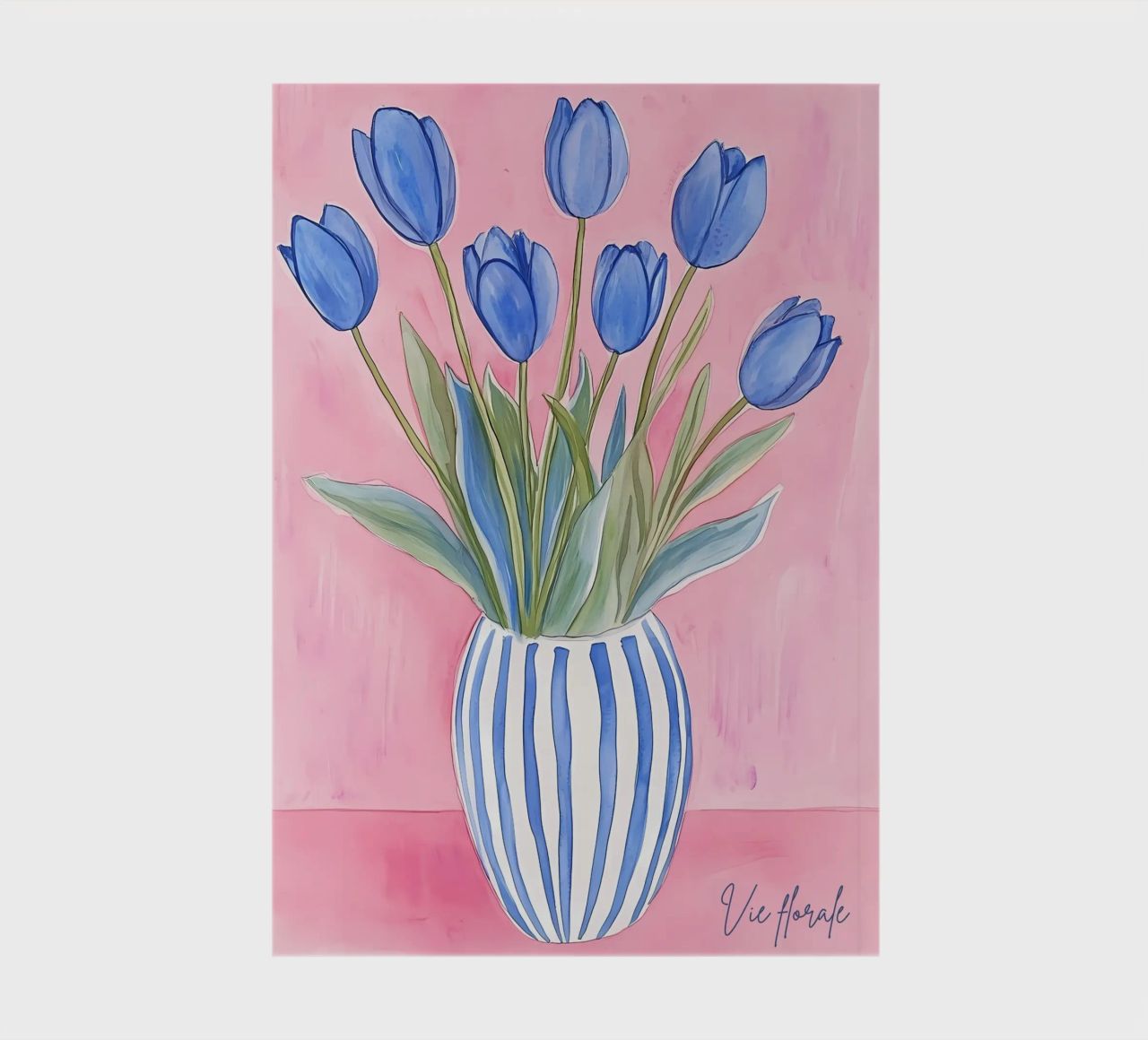Tulipani in vaso diario da Olga Wildrose