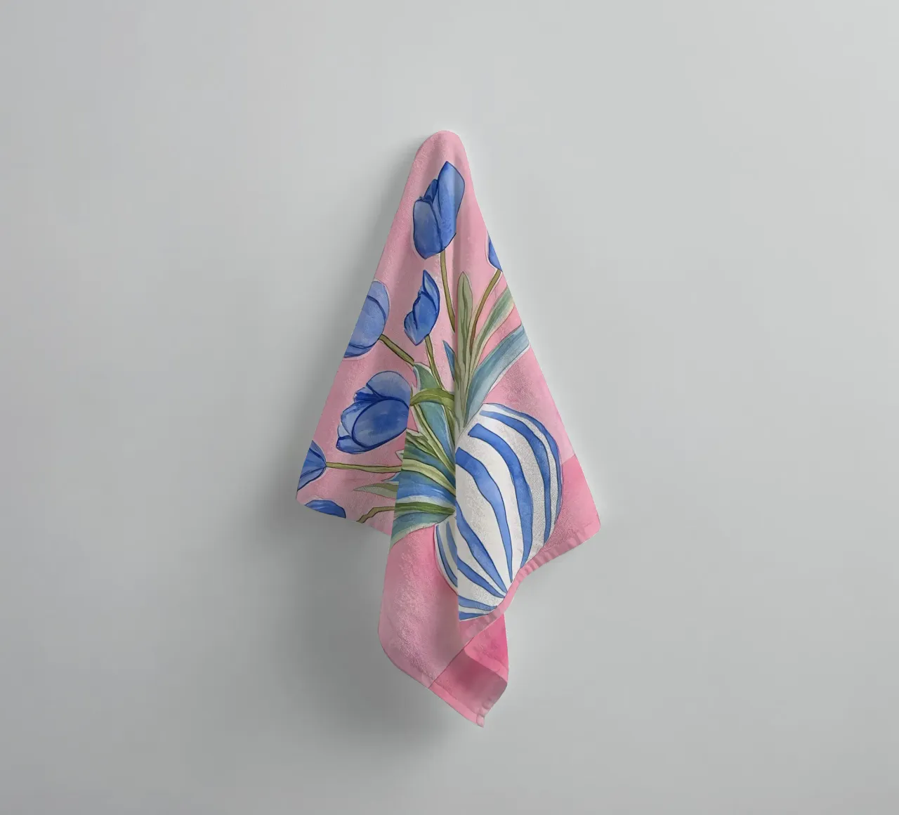 Tulips in Vase towel by IamHomeStudio